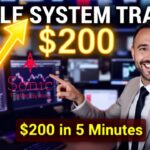 Double System Trading: $200 in 5 Minutes – Risk Reward Choose the Trades