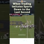 When Trading Imitates Sports #winningtrades