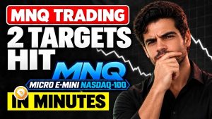 MNQ Trading Strategy 2 Short Trades Hit Target in Minutes